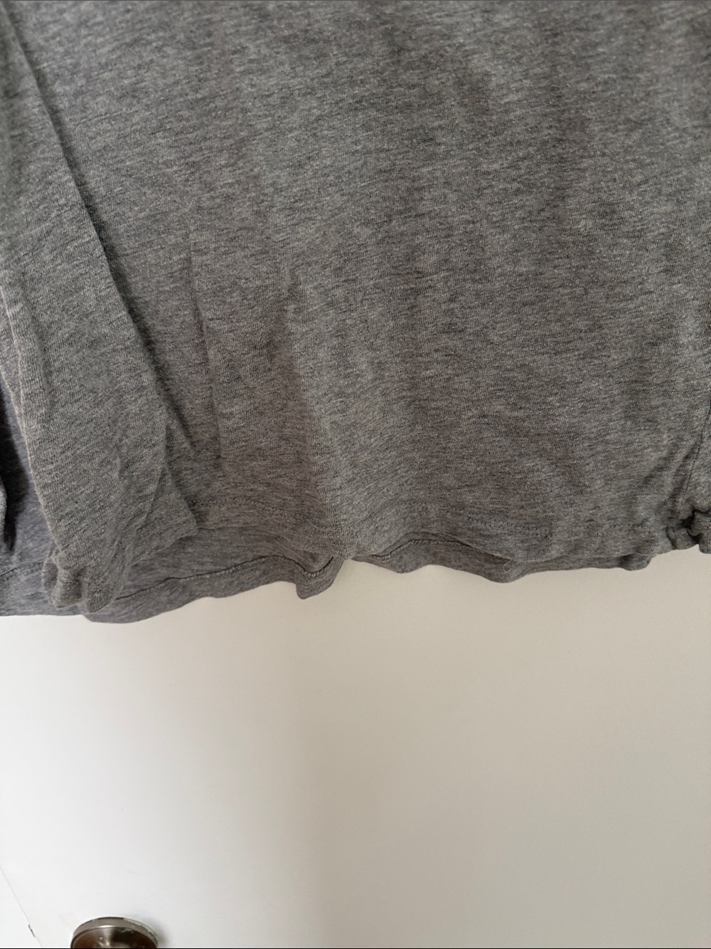 J. Crew Gray Short-Sleeve Tee with Swan Pair Graphic - Picture 4 of 6